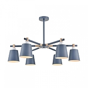 Люстра на штанге Lumion Rosalina 8098/6C цвет плафона/подвески Синий, цвет арматуры Синий-1