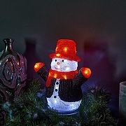 Снеговик световой Uniel ULD 9557 цвет Белый, красный, черный-4