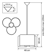 Люстра Lightstar P1ttore 811132 цвет плафона/подвески Золото, цвет арматуры Золото-4