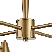 Люстра на штанге Lumion Corne 8113/6 цвет латунь-6