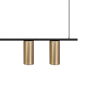 Люстра на штанге Loft it Tr1bes 8120-9 цвет плафона/подвески Латунь, цвет арматуры Черный-2