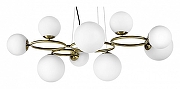 Люстра Lightstar Globo 815091 цвет плафона/подвески Белый, цвет арматуры Латунь