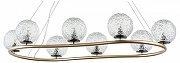 Люстра Lightstar Bar1 815283 цвет плафона/подвески Прозрачный, цвет арматуры Золото, Черный