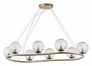 Люстра Lightstar Bar1 815283 цвет плафона/подвески Прозрачный, цвет арматуры Золото, Черный-1