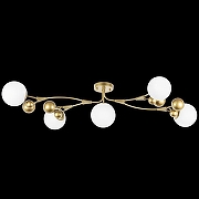 Люстра Lightstar Croco 815553 цвет плафона/подвески Белый, цвет арматуры Золото-1