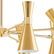 Люстра на штанге Lightstar Dumo 816081 цвет плафона/подвески Золото, Латунь, цвет арматуры Золото-1