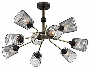 Люстра на штанге Lumion Abris 8191/9C цвет бронза, черный-1