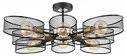 Люстра на штанге Lumion Vivana 8193/8C цвет плафона/подвески Черный, цвет арматуры Медь, Черный-3