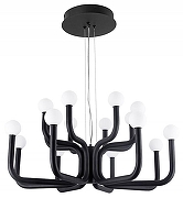 Люстра Divinare Floriana 8194/06 LM-94 цвет плафона/подвески Белый, цвет арматуры Черный-1
