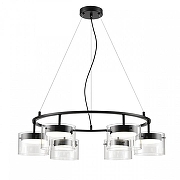 Люстра Lumion Natalina 8232/6 цвет плафона/подвески Прозрачный, цвет арматуры Черный-3