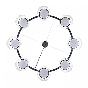 Люстра Lumion Natalina 8232/8 цвет плафона/подвески Прозрачный, цвет арматуры Черный-4