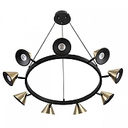 Люстра Lumion Lamina 8233/9 цвет плафона/подвески Золото, цвет арматуры Золото, Черный-2
