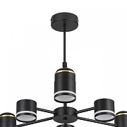 Люстра на штанге Lumion Virsava 8234/6C цвет плафона/подвески Черный, цвет арматуры Черный-4