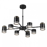 Люстра на штанге Lumion Virsava 8234/8C цвет плафона/подвески Черный, цвет арматуры Черный-3