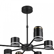 Люстра на штанге Lumion Virsava 8234/8C цвет плафона/подвески Черный, цвет арматуры Черный-4