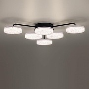 Люстра Lumion Didana 8236/6CL цвет плафона/подвески Прозрачный, цвет арматуры Черный-1