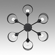 Люстра на штанге Lumion Tidina 8238/6C цвет черный-2
