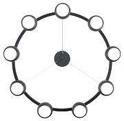 Люстра Lumion Luazana 8242/9 цвет плафона/подвески Черный, цвет арматуры Черный-2