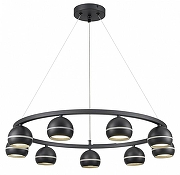 Люстра Lumion Luazana 8242/9 цвет плафона/подвески Черный, цвет арматуры Черный-3