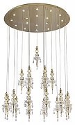 Люстра Newport 8360 8360/1000 gold цвет плафона/подвески Прозрачный, цвет арматуры Золото