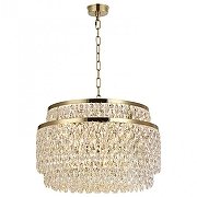 Люстра Newport TIFFANY 8530/60 C gold polished цвет плафона/подвески Прозрачный, цвет арматуры Золото, Шампань