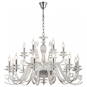 Люстра Newport ANNABELLE 8576+12/C chrome цвет плафона/подвески Прозрачный, цвет арматуры Хром