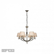 Люстра iLamp Vivaldi 85125/6 CR цвет плафона/подвески Белый, Прозрачный, цвет арматуры Хром-1