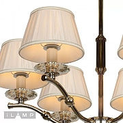 Люстра iLamp Vivaldi 85125/6 CR цвет плафона/подвески Белый, Прозрачный, цвет арматуры Хром-3