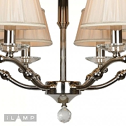 Люстра iLamp Vivaldi 85125/6 CR цвет плафона/подвески Белый, Прозрачный, цвет арматуры Хром-4