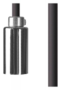 Провод электрический с патроном Nowodvorski Cameleon Cable G9 BL/CH 8623 цвет Хром, Черный