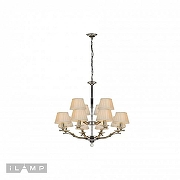 Люстра iLamp Vivaldi 85125/8+4 CR цвет плафона/подвески Белый, Прозрачный, цвет арматуры Хром-1