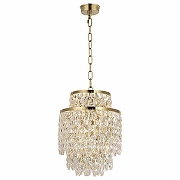 Люстра Newport TIFFANY 8530/30 С gold polished цвет плафона/подвески Прозрачный, цвет арматуры Золото, Шампань