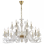 Люстра Newport ANNABELLE 8576+12/C gold polished цвет плафона/подвески Прозрачный, цвет арматуры Золото