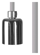 Провод электрический с патроном Nowodvorski Cameleon Cable GU10 WH/CH 8617 цвет Белый, Хром-1