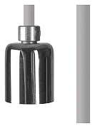 Провод электрический с патроном Nowodvorski Cameleon Cable GU10 WH/CH 8617 цвет Белый, Хром
