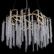 Люстра iLamp Savage 8813-D800 GD цвет плафона/подвески Прозрачный, цвет арматуры Золото