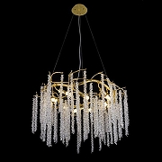 Люстра iLamp Savage 8813-D800 GD цвет плафона/подвески Прозрачный, цвет арматуры Золото-1