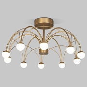 Люстра на штанге Eurosvet Ragno 90031/10 LED золото цвет золото