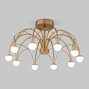 Люстра на штанге Eurosvet Ragno 90031/10 LED золото цвет золото-1