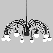 Люстра Eurosvet Ragno 90034/10 LED черный цвет черный