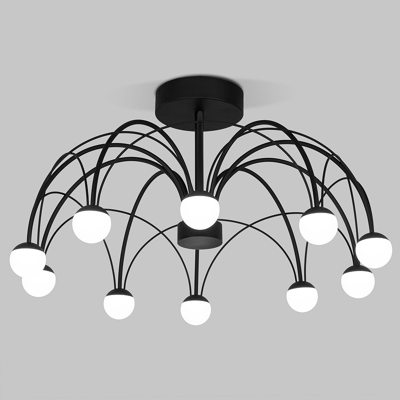 Люстра на штанге Eurosvet Ragno 90035/10 LED черный 