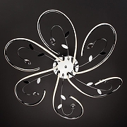 Люстра Eurosvet Venzel 90082/6 хром цвет плафона/подвески Хром, цвет арматуры Хром-3