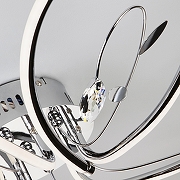 Люстра Eurosvet Venzel 90082/6 хром цвет плафона/подвески Хром, цвет арматуры Хром-6