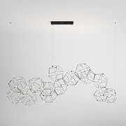 Люстра Eurosvet Uma 90168/14 черный жемчуг цвет плафона/подвески Черный, Жемчужный, цвет арматуры Жемчужный, Черный-1