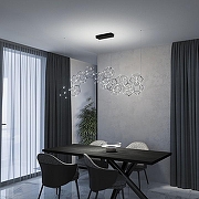 Люстра Eurosvet Uma 90168/14 черный жемчуг цвет плафона/подвески Черный, Жемчужный, цвет арматуры Жемчужный, Черный-3