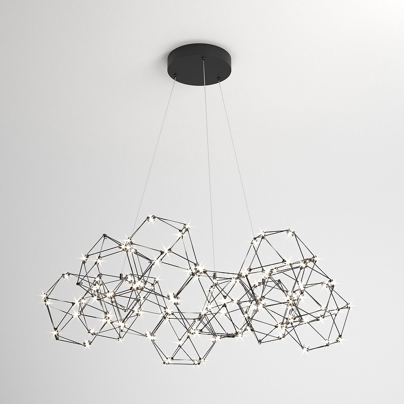 Люстра Eurosvet Uma 90169/12 черный жемчуг 