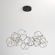 Люстра Eurosvet Uma 90169/12 черный жемчуг цвет жемчуг черный