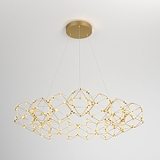 Люстра Eurosvet Uma 90169/15 медь цвет медный-1