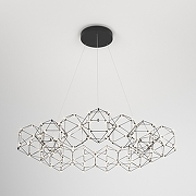 Люстра Eurosvet Uma 90169/15 черный жемчуг цвет жемчуг черный