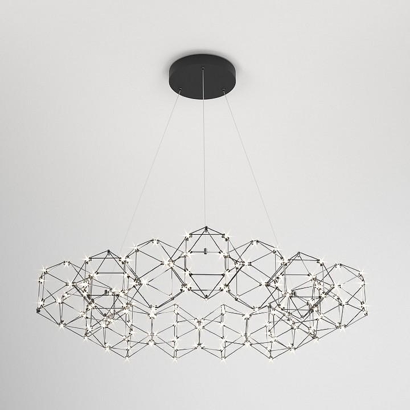 Люстра Eurosvet Uma 90169/15 черный жемчуг 